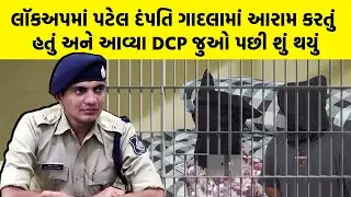 લૉકઅપમાં પટેલ દંપતિ ગાદલામાં આરામ કરતું હતું અને આવ્યા DCP Shripal Sheshmal જુઓ પછી શું થયું