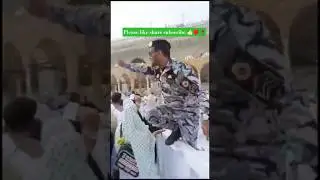 Saudi Army control the crowds of Kaaba #mecca #makkah #eid #crowd #islamicstatus #shortvideo #trend