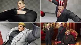 【KOF15】サウスタウンチーム 必殺技集+エンディングムービー