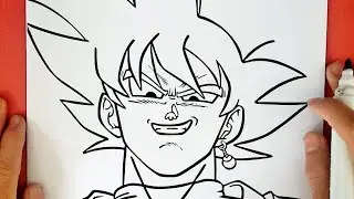 HOW TO DRAW GOKU BLACK