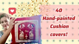 Painting 40 cushion covers! A Diy project.
