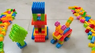 Satisfying DIY Dog House ASMR/ Building Blocks/block game/lego building blocks#asmr#buildingblocks