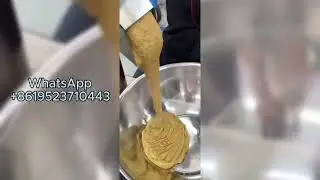 Grinding sesame paste