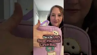 Dark Swan insulated lunch bag, my review! #ad #school