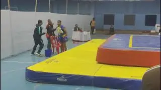 69th wushu championship game #manipur bihar vs kerala Blue 🔵 dresse basa fighter 💪#bihar #motivation