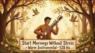 Surya Saaz 🌅 Warm Dawn Instrumental | Peaceful Indian Music for Morning Calm, Focus & Positivity