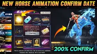 New Horse Animation Confirm Date | Free Fire Horse Animation Emote Kab Aayega | Next Faded Wheel |