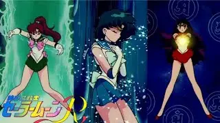 [1080p] Pretty Soldier Sailor Moon R Combination Attack 1 {Ver. 3 Soldier}