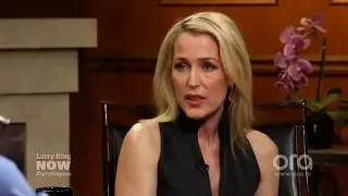 Gillian Anderson Shares Details about the 'X-Files' Reboot! | Larry King Now | Ora.TV