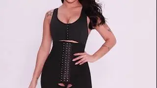 Open Crotch Tummy Control Adjustable Bodysuit Shaper