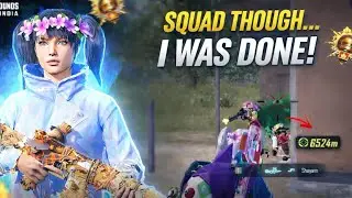Squad Thought I Was Done 😤 | Deadly BGMI Clutch | Enemies Like - 