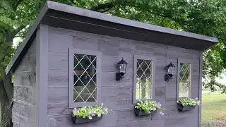 Custom designed chicken coop build made from reclaimed barn wood