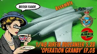 1/48 Airfix Buccaneer S.2B 'Operation Granby' episode.03/동체조립