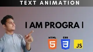 How to make a animation Text using Javascript