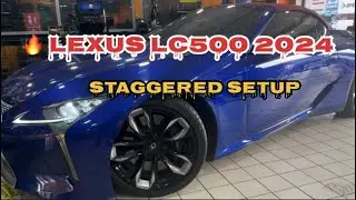Lexus LC500 2024 Tire Change | Continental 245/40R21 Front & 275/35R21 Rear