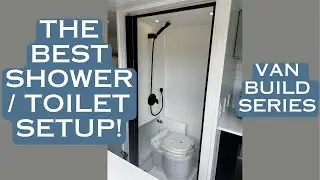 The Best Campervan Shower & Hidden Toilet Setup | Ram ProMaster 2500 Build (Laveo Dry Flush)