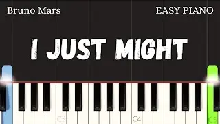 Bruno Mars &ndash; Just Might | Easy Piano Tutorial for Beginners