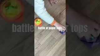 battle of paper tops #art #toys #funny