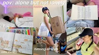 7am introverted morning routine ☁️ summer wellness, alone but not lonely, self care vlog