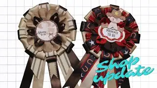 Vlog: Making Cowboy and Teddy Bear Baby Shower Corsage Pins