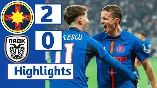 FCSB VS PAOK ( 2 0 ) | HIGHLIGHTS | EUROPE LEAGUE