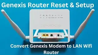 Genexis Platinum 4410 - Genexis Router Reset and Setup | Genexis Platinum 4410 Router Configuration