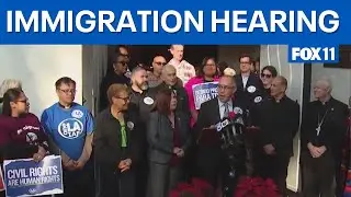 Hearing held over immigration raids  | FOX 11 LA