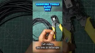 Crimping Tools RJ45 Ver 01 #crimpingtool #tangkrimping #jaringan #lan #ethernet #cat5 #cat6 #rj45