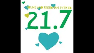 Young and Freedman 14th Ed: 21.7