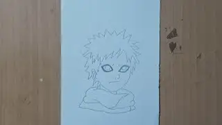 How To Draw Gara | Step By Step Easy Drawing | Easy Gara Drawing | Naruto Drawing