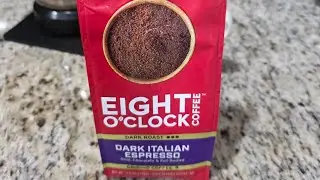 Eight O'Clock Dark Italian Espresso Coffee ASMR V #asmr #coffeelover