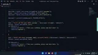 Login & Register System in PHP - Register if only username or email are not already taken