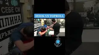 Hook vs toproll war #armwrestling #training #hook #toproll #training #side #pressure #pronation