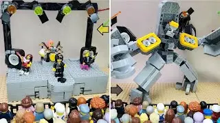 Робот-трансформер концертного зала Lego