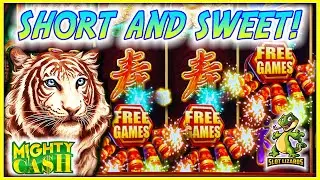 EPIC SHORT AND SWEET!!! HUGE BONUS BIG WIN! Mighty Cash Tiger Roar Slot