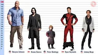 😮Shocking REAL Heights Of Hollywood Actors | Tallest to Shortest
