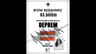 63.bölüm - afetlerin kadın sağlığı üzerindeki etkileri [deprem-1] #3