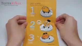 [TESTERKOREA] HOLIKAHOLIKA LAZY&EASY Pig Nose Clear Black Head 3-step Kit