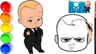 How to draw The Boss Baby Easy Step By Step | Boss Baby 2
