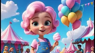 Cotton Candy, Sweet and Light Delight | Sweet Nursery Rhyme for Toddlers | Fun Kids Song