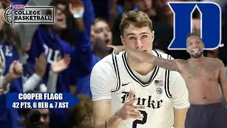 FACE OF THE NBA! COOPER FLAGG SETS NEW ALL-TIME ACC FRESHMAN SCORING RECORD🔥 42 PTS vs. Notre Dame 💥