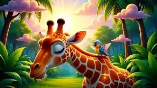 Gentle Giraffe Morning Song 🦒✨ | Calm Animal Rhymes for Kids & Toddlers