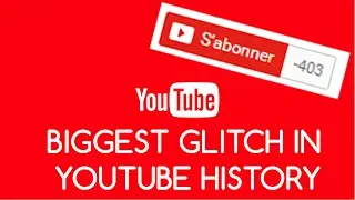 BIGGEST GLITCH IN YOUTUBE HISTORY (Unsubscribe glitch) & WORLD FIRST NEGATIVE SUBSCRIBER CHANNEL!