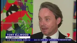 KAWS exhibition 'Companionship In The Age Of Loneliness' at NGV (Seven News)