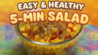 5-Minute Indian Salad 🥗 | Simple Everyday Home Salad Recipe (No Fancy Dressing!)