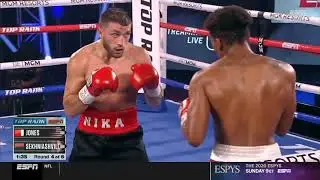 Nikoloz Sekhniashvili VS Isiah Jones FULL FIGHT BOXING HD