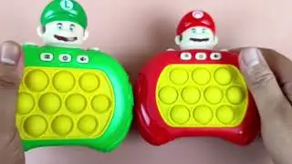BIG UNBOXING COLLECTION SPEED PUSH GAME POP IT ELECTRONIC FIDGET #hellokitty #kuromi #sanrio #mario
