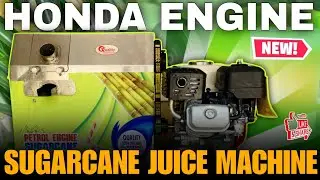 2 HP Honda Engine Sugarcane Juice Machine 🎋 || होंडा इंजन गन्ना ज्यूस मशीन | Sugarcane Juice Machine