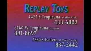 Replay Toys Las Vegas 90s commercial