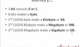 Data Representation and Memory